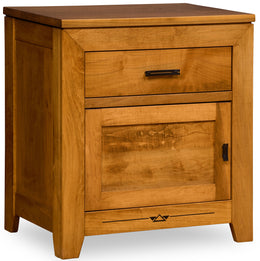 Amish Addison 1-Drawer/1-Door Nightstand