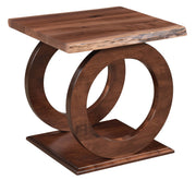 Amish Sorento Live Edge End Table