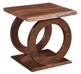 Amish Sorento Live Edge End Table