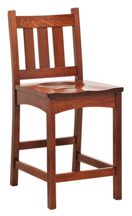 Amish Vintage Mission Bar Chair