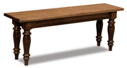 Amish Harvest Leg Bench