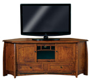 Amish Boulder Creek 2-Drawer Media Corner Console