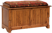 Amish Palisade Blanket Chest with Cedar Bottom