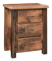 Amish Rainier Reclaimed Barnwood Nightstand