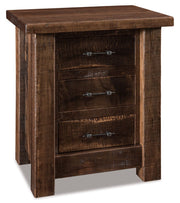 Amish Vandella 3 Drawer Nightstand