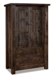 Amish Vandella Armoire with 2 Drawers