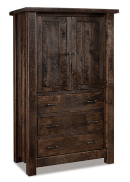 Amish Vandella Armoire with 3 Drawers