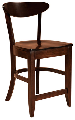 Amish Hawthorn Stationary Bar Chair