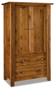 Amish Heidi 2 Drawer Armoire