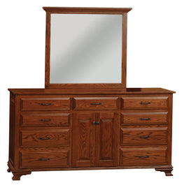 Amish Heritage Dresser with Mirror