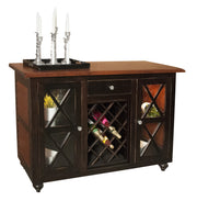 Amish Renaissance Buffet in Brown Maple with Rustic Cherry