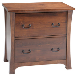Amish Knollwood 2 Drawer Lateral File
