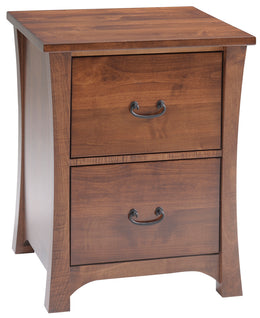 Amish Knollwood 2 Drawer File