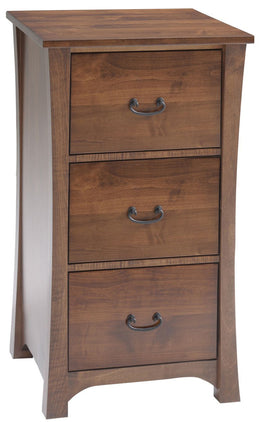 Amish Knollwood 3 Drawer File