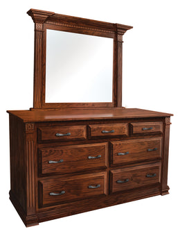 Amish SC Traditional Dresser with Mirror