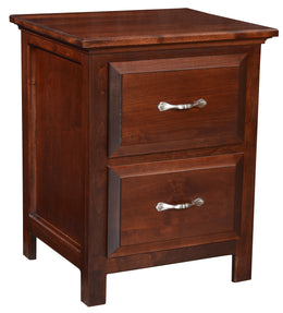 Amish Dutch Shaker 2-Drawer Nightstand