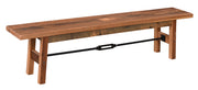 Amish Cleveland Bench in Reclaimed Barnwood
