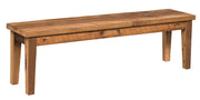 Amish Edinburgh Bench in Reclaimed Barnwood