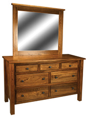 Amish Lindholt Dresser with Mirror