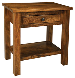 Amish Lindholt Open Nightstand
