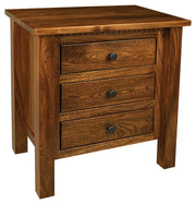Amish Lindholt 3-Drawer Nightstand