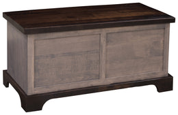 Amish Birmingham Blanket Chest with Reclaimed Barnwood Top & Base