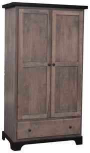 Amish Birmingham Wardrobe with Reclaimed Barnwood