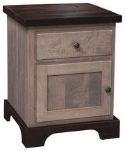 Amish Birmingham Nightstand with Reclaimed Barnwood Top & Base