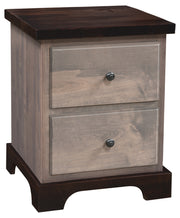 Amish Birmingham 2-Drawer Nightstand with Reclaimed Barnwood