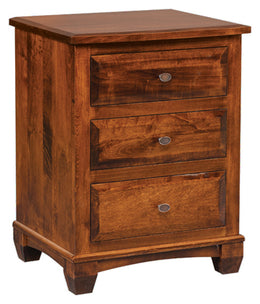 Amish Bella 3-Drawer Nightstand