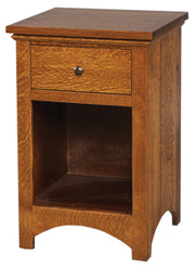 Amish Buckeye Economy 1-Drawer Nightstand