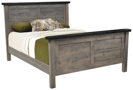 Amish Birmingham Panel Bed with Reclaimed Barnwood