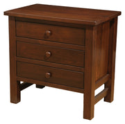 Amish Cabin Creek 3-Drawer Nightstand