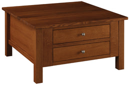 Amish Cabin Creek Coffee Table with Drawers