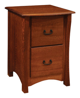 Amish Master Style 2-Drawer File Cabinet