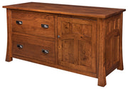 Amish Bridgefort File Credenza