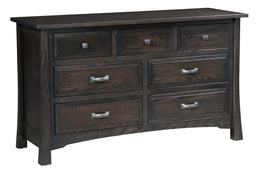 Amish Addison 7 Drawer Dresser