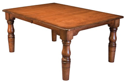 Amish French Farmhouse Leg Table