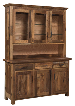 Amish Edinburgh Hutch in Reclaimed Barnwood