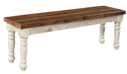 Amish Farmhouse Bench in Reclaimed Barnwood