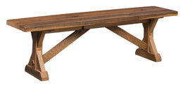 Amish Stretford Bench in Reclaimed Barnwood