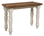 Amish Farmhouse Sofa Table in Reclaimed Barnwood