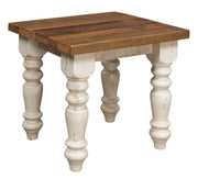 Amish Farmhouse End Table in Reclaimed Barnwood