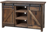 Amish Kingston Reclaimed Barnwood TV Stand