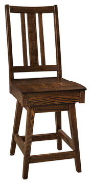 Amish Eco Swivel Barstool