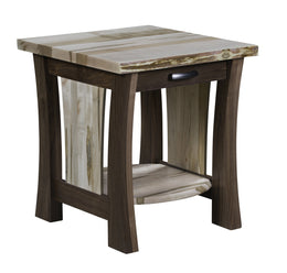 Amish Legacy Live Edge End Table