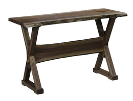 Amish Remington Live Edge Sofa Table