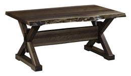 Amish Remington Live Edge Coffee Table