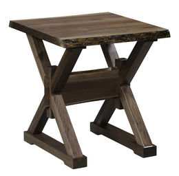 Amish Remington Live Edge End Table