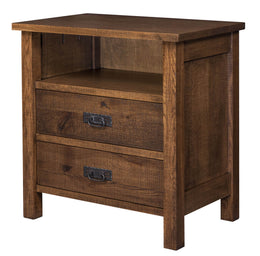 Amish Regent Rustic Nightstand